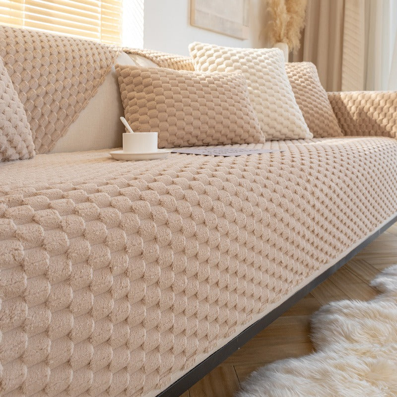 KINDSPUN sofa panel in Milk Coffee
