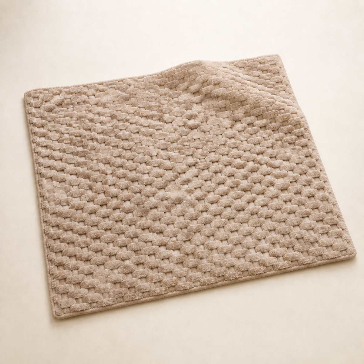 KINDSPUN Milk Coffee sofa panel — square 70 x 70 cm example